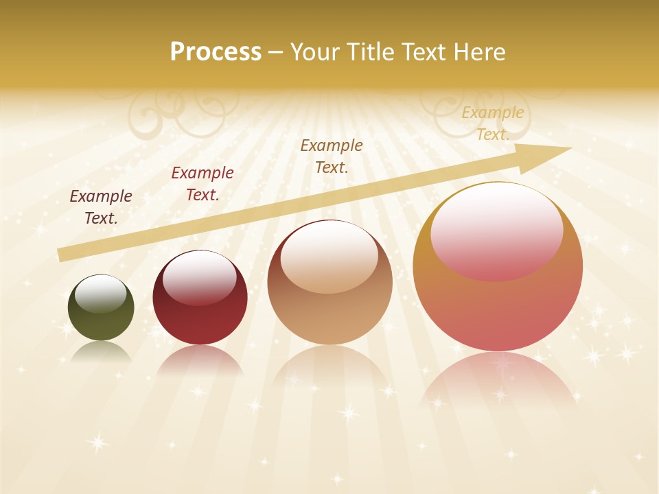 Anniversary Background Swirl PowerPoint Template