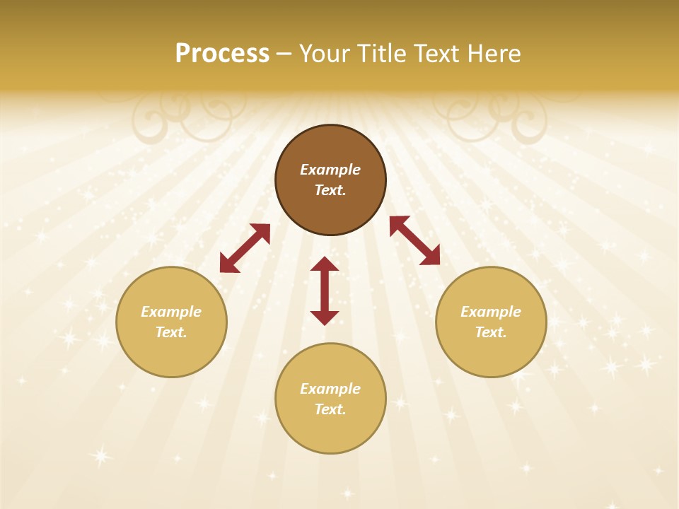 Anniversary Background Swirl PowerPoint Template