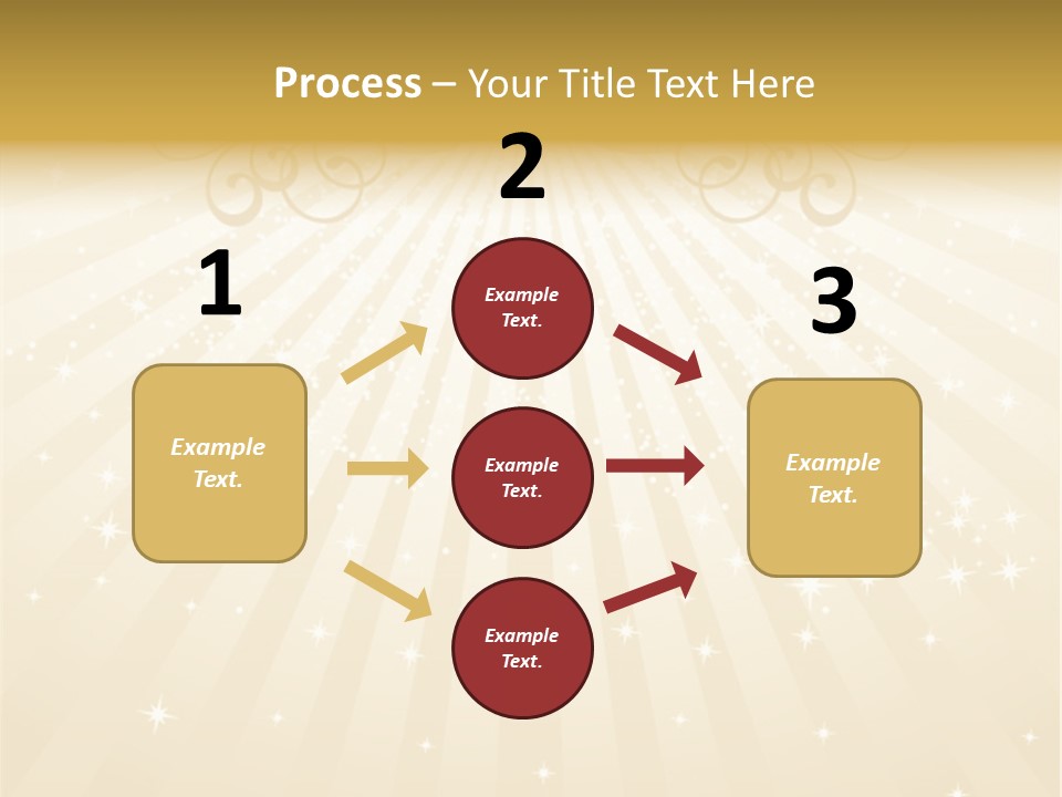 Anniversary Background Swirl PowerPoint Template