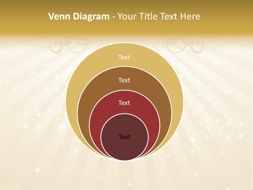 Anniversary Background Swirl PowerPoint Template