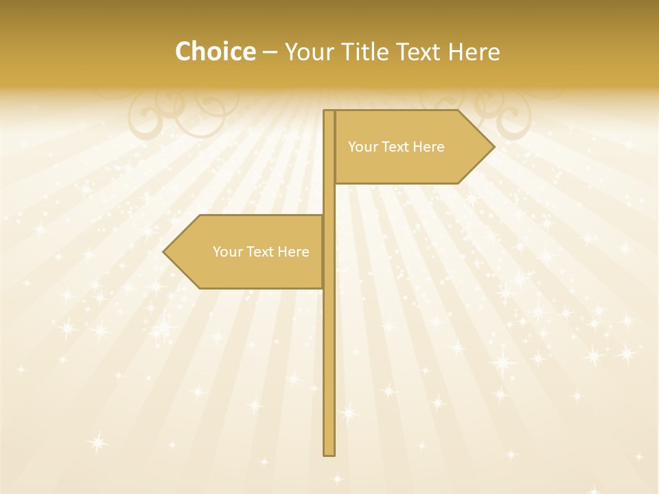 Anniversary Background Swirl PowerPoint Template