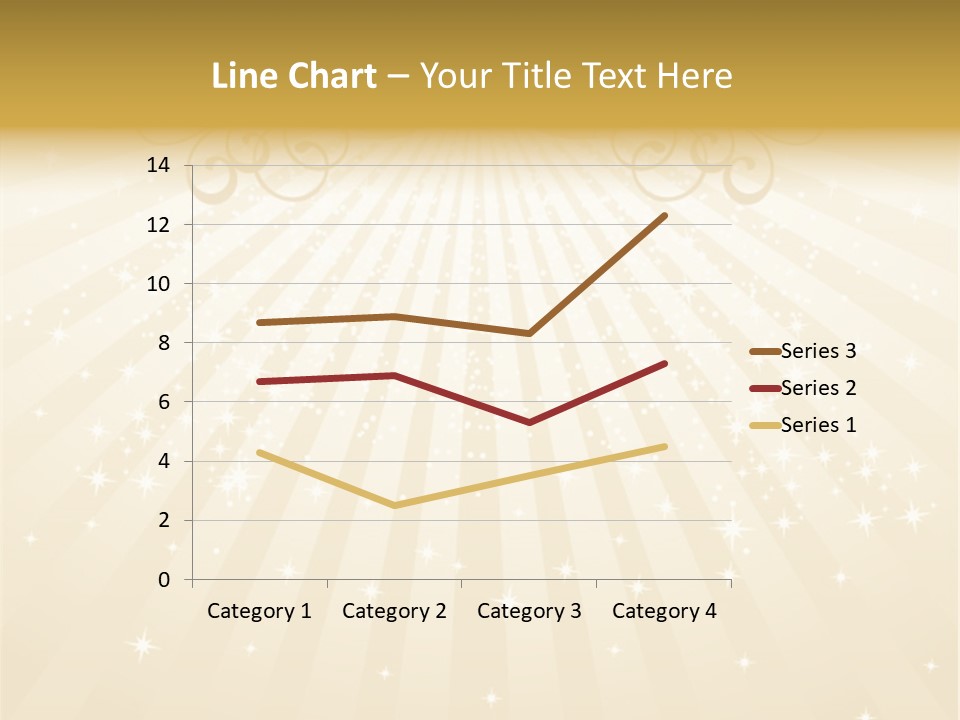 Anniversary Background Swirl PowerPoint Template