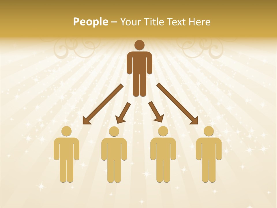 Anniversary Background Swirl PowerPoint Template