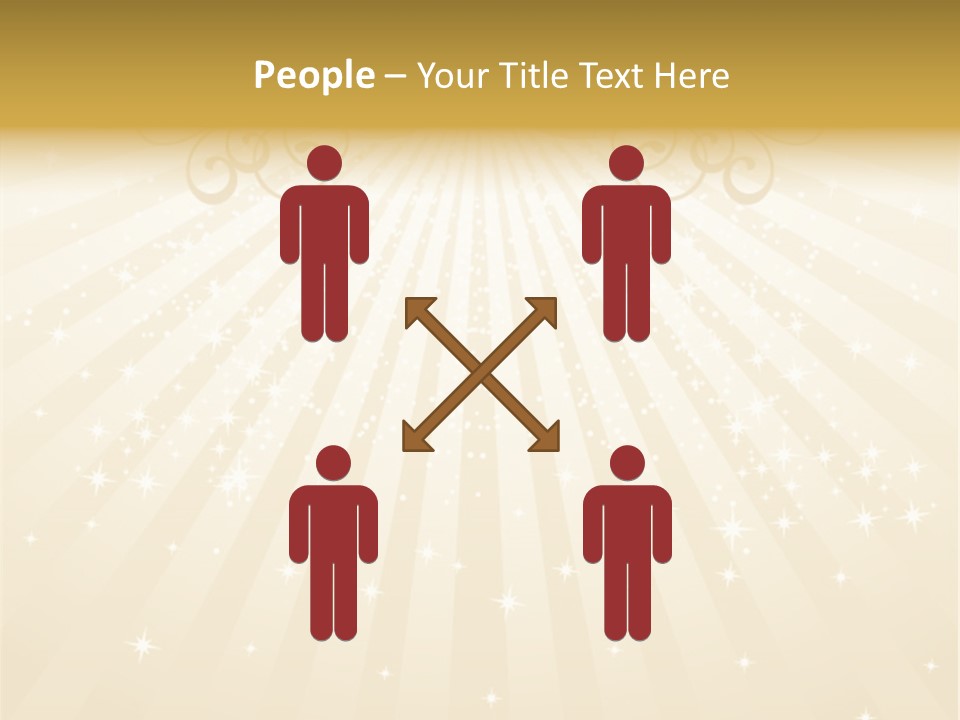 Anniversary Background Swirl PowerPoint Template