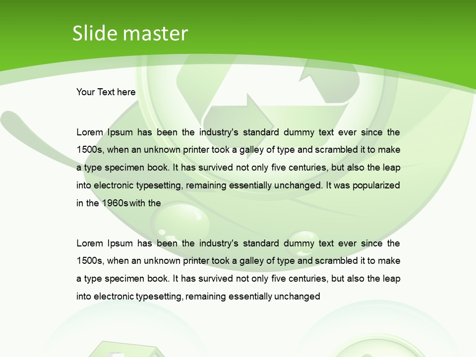 Illustration Circle Little PowerPoint Template