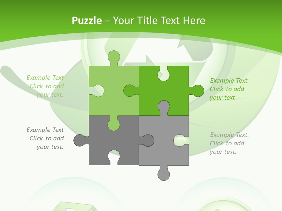 Illustration Circle Little PowerPoint Template