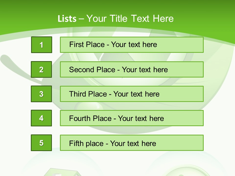 Illustration Circle Little PowerPoint Template