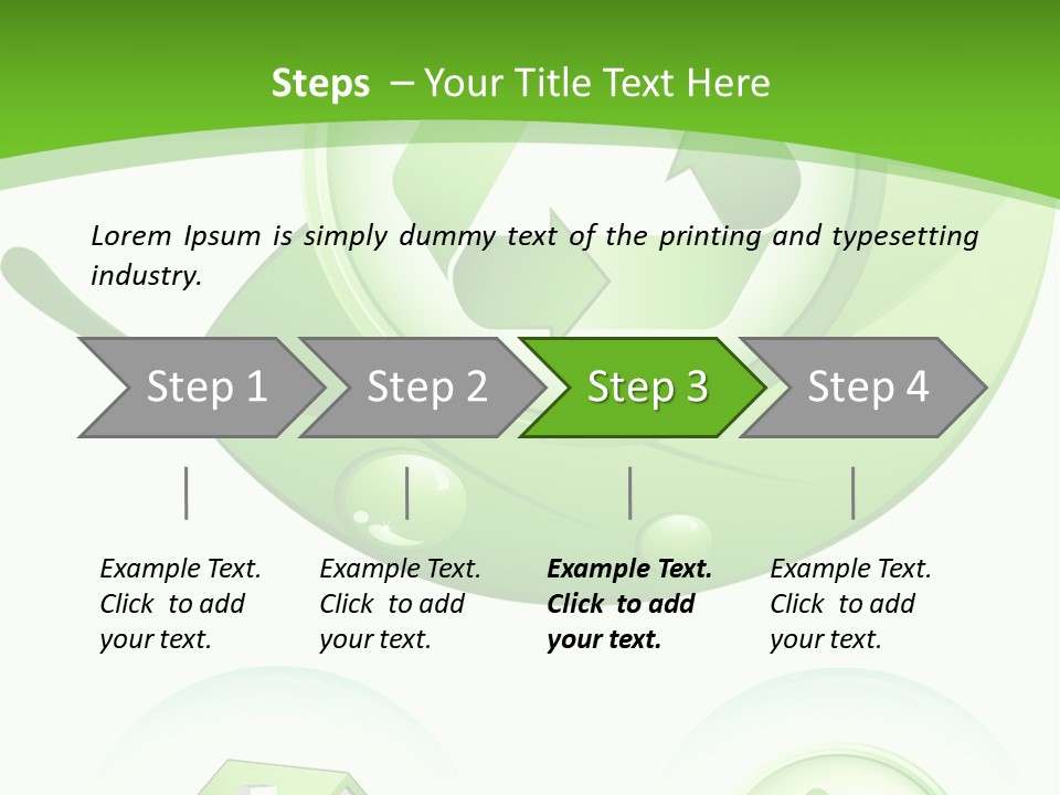 Illustration Circle Little PowerPoint Template