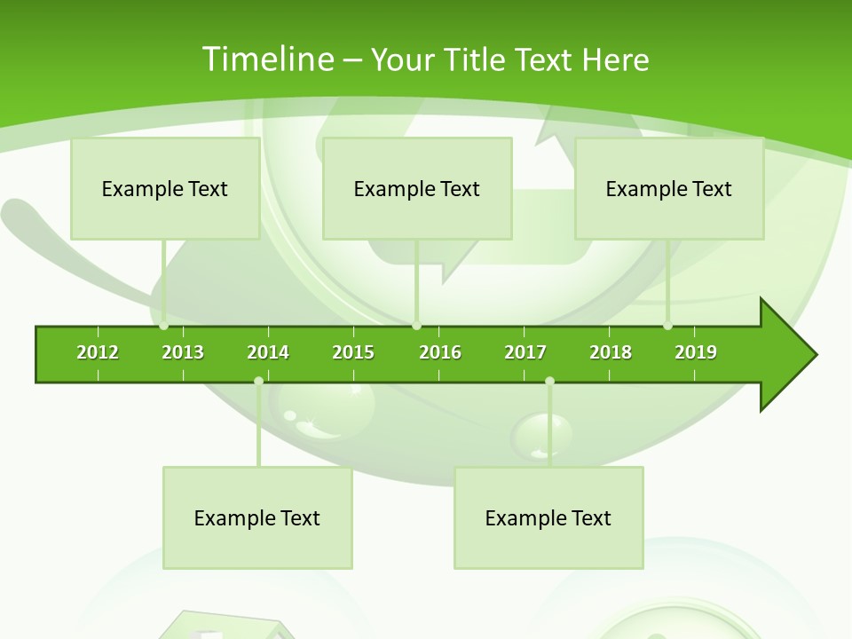 Illustration Circle Little PowerPoint Template