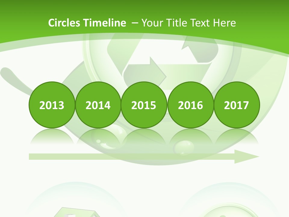 Illustration Circle Little PowerPoint Template