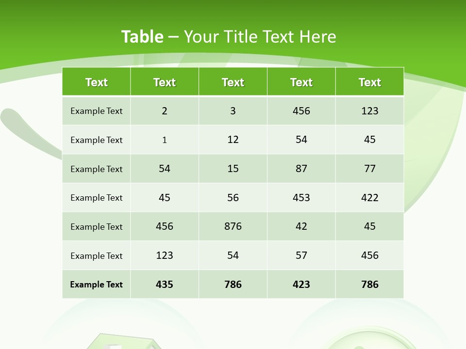 Illustration Circle Little PowerPoint Template