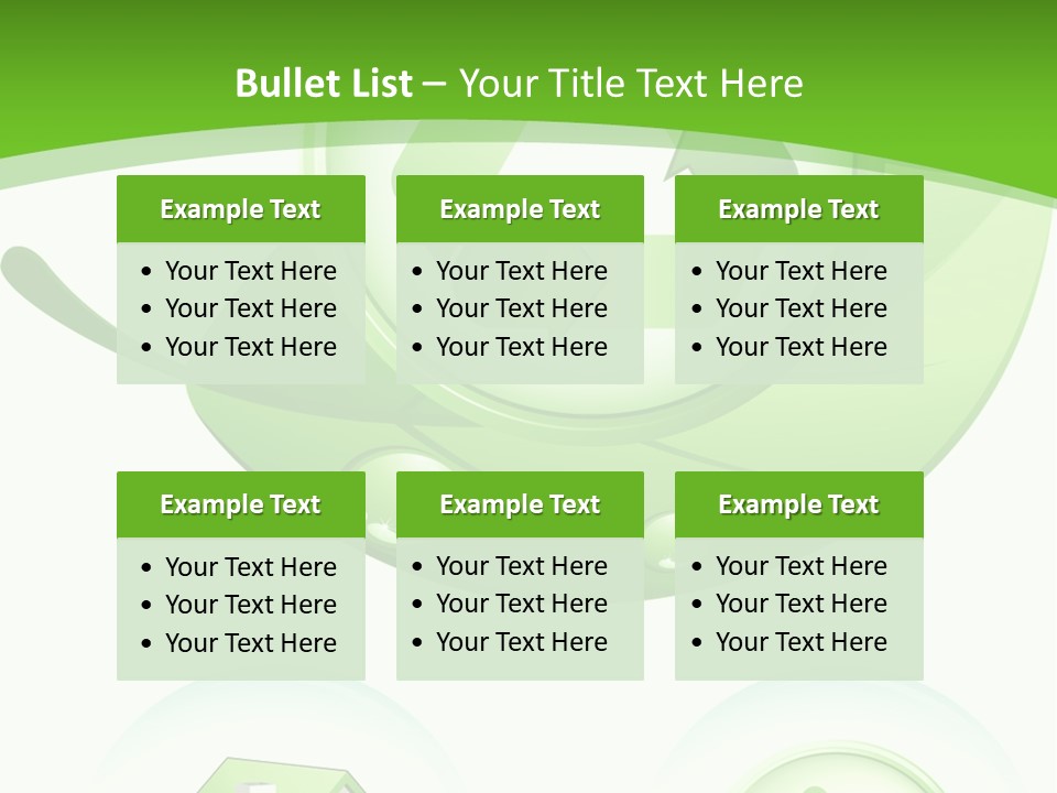 Illustration Circle Little PowerPoint Template