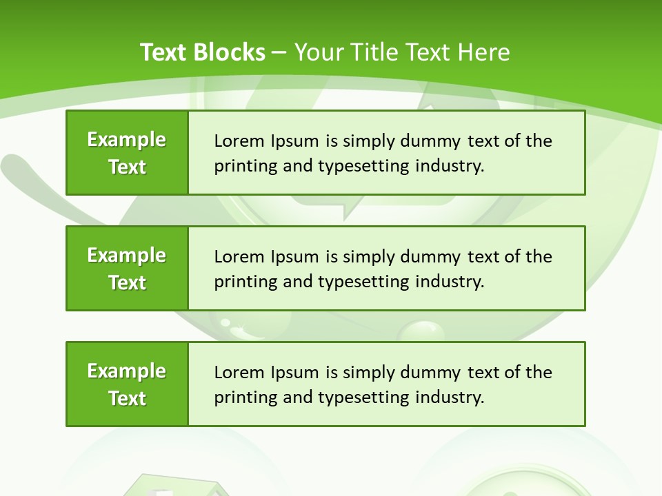 Illustration Circle Little PowerPoint Template