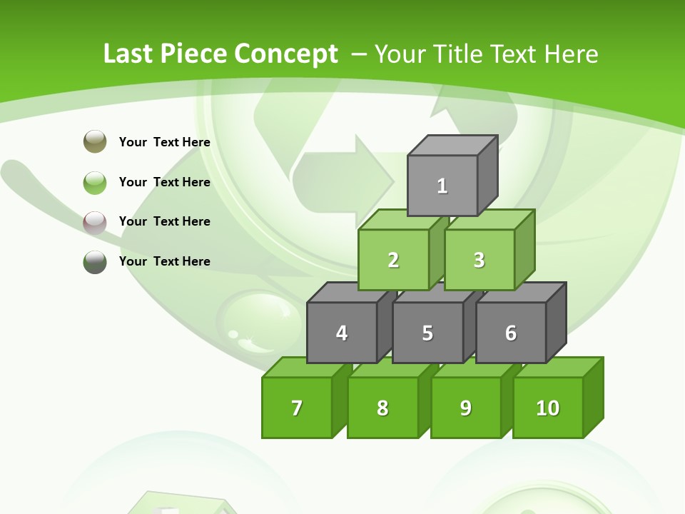 Illustration Circle Little PowerPoint Template