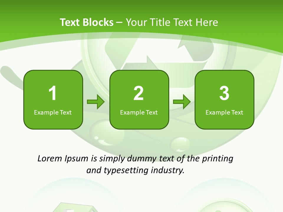 Illustration Circle Little PowerPoint Template
