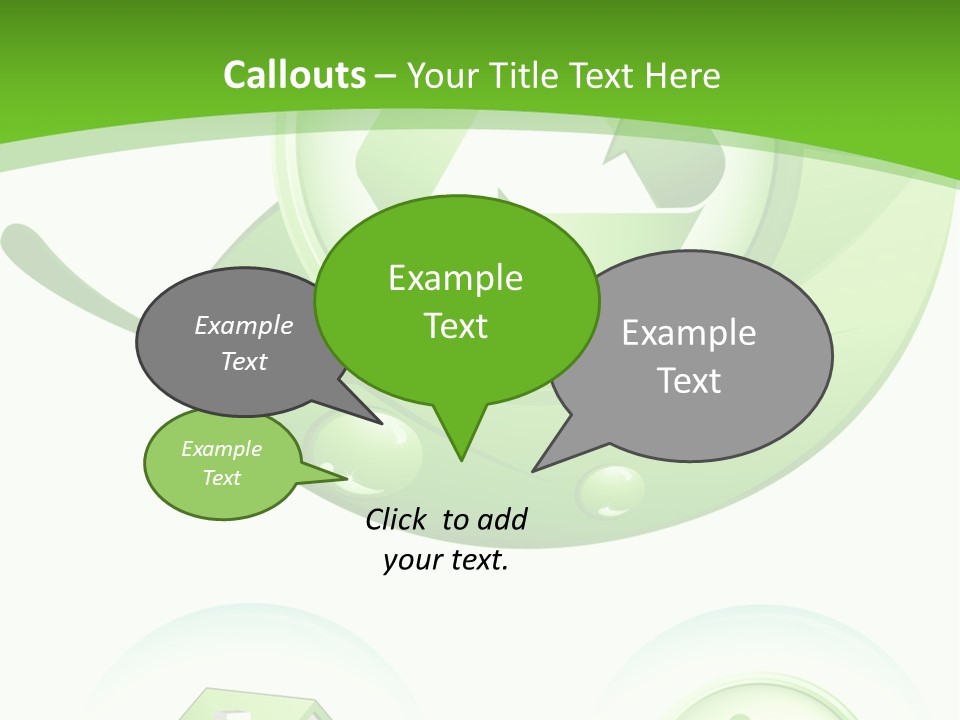 Illustration Circle Little PowerPoint Template