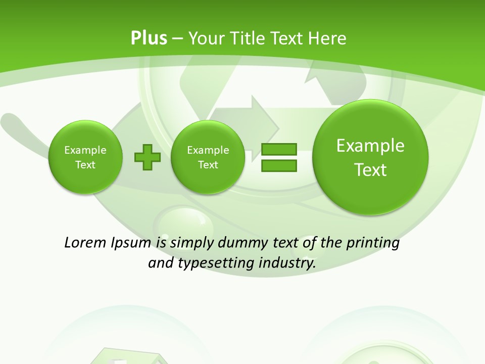 Illustration Circle Little PowerPoint Template