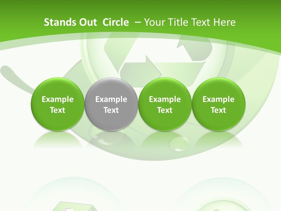 Illustration Circle Little PowerPoint Template
