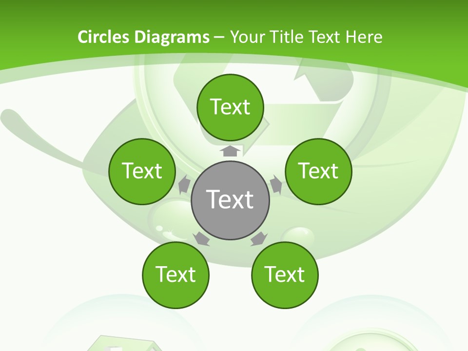 Illustration Circle Little PowerPoint Template