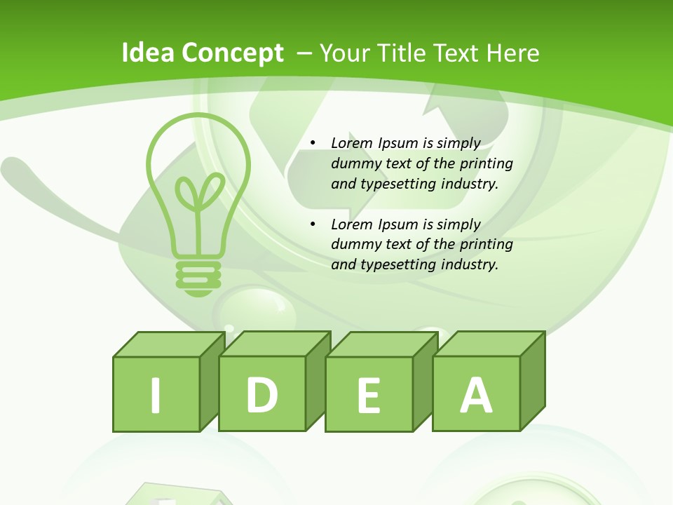 Illustration Circle Little PowerPoint Template