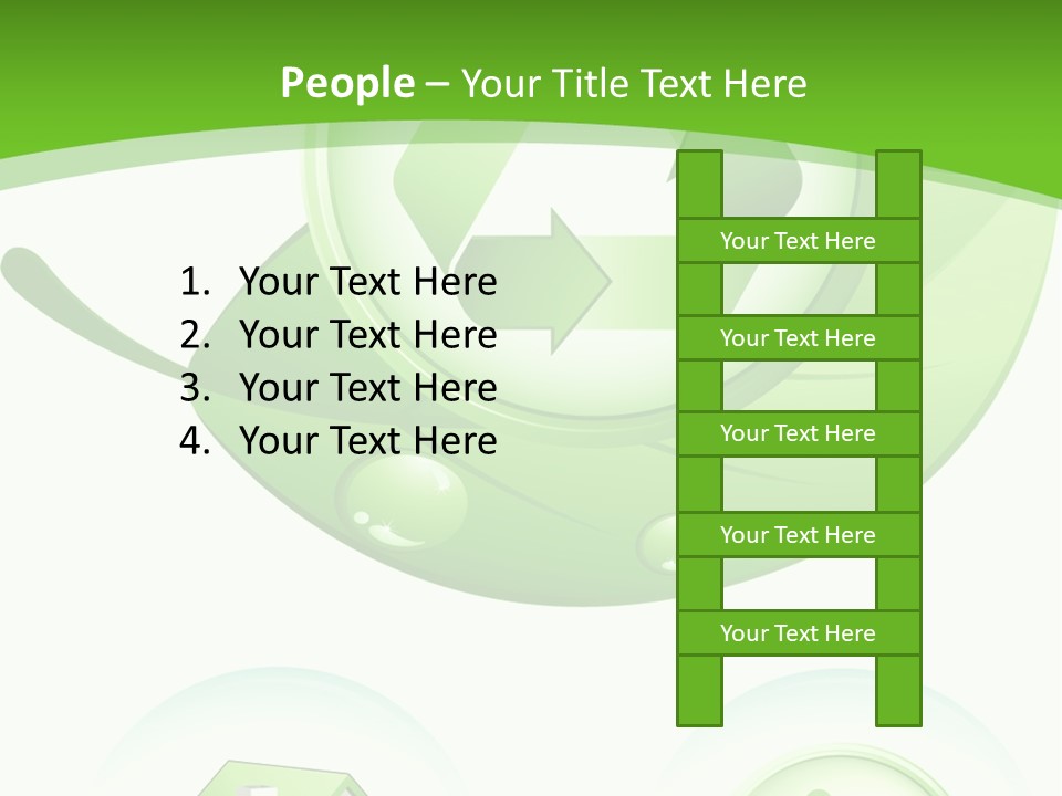Illustration Circle Little PowerPoint Template