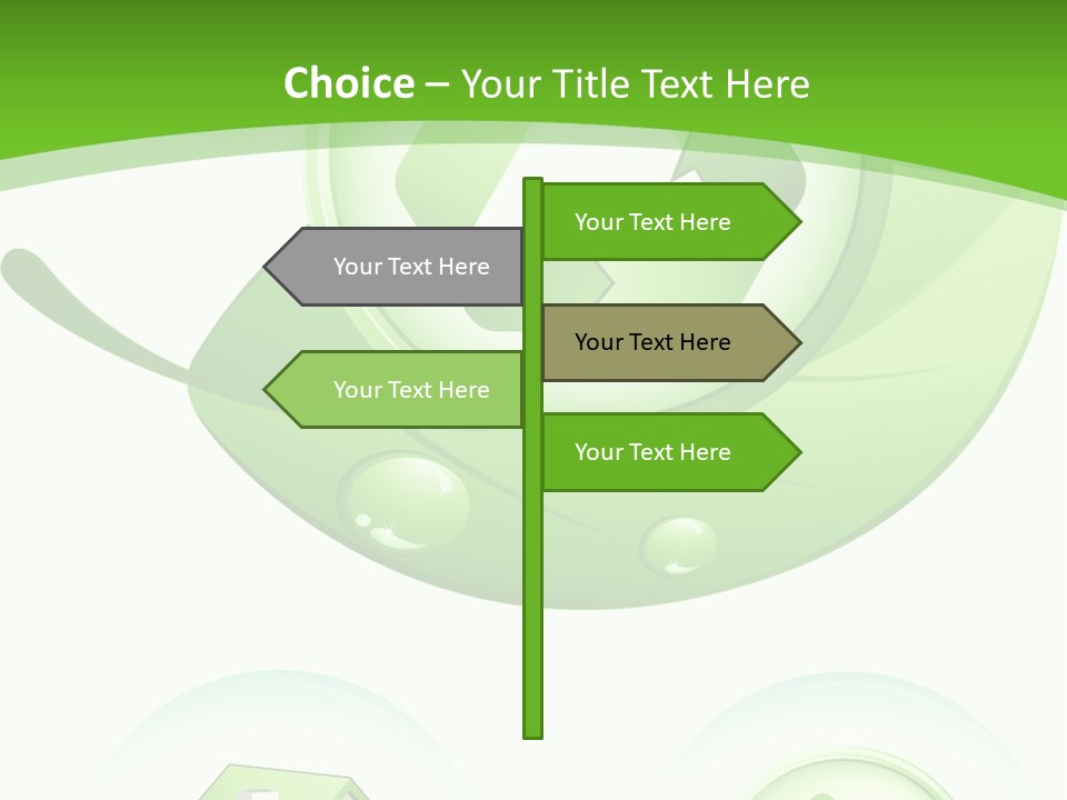 Illustration Circle Little PowerPoint Template