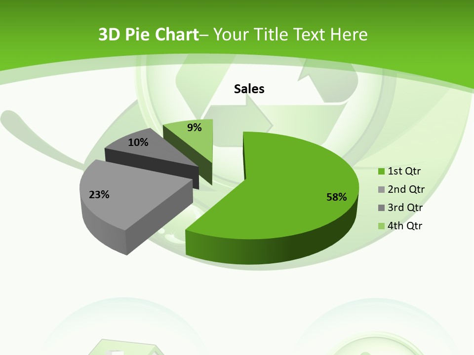 Illustration Circle Little PowerPoint Template