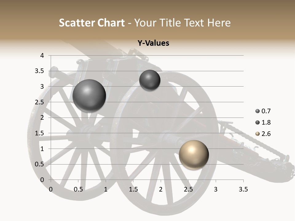 Gun Rusty Bronze PowerPoint Template