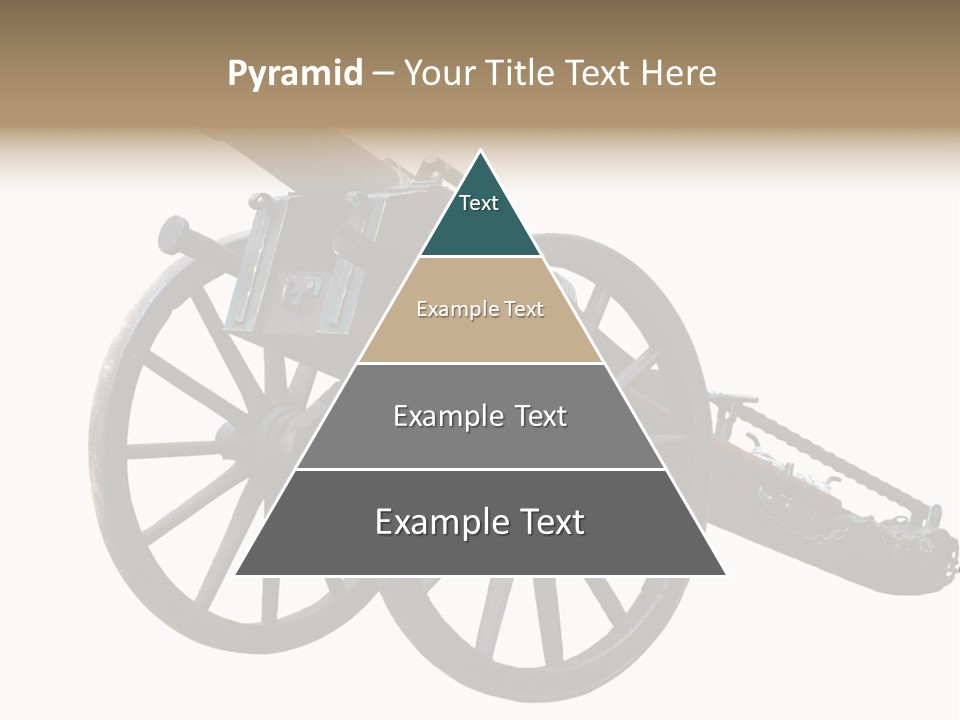 Gun Rusty Bronze PowerPoint Template