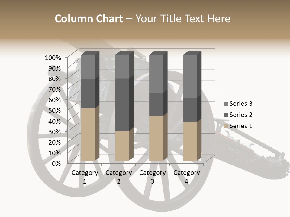 Gun Rusty Bronze PowerPoint Template