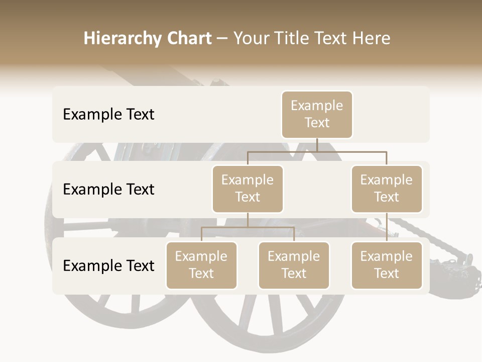 Gun Rusty Bronze PowerPoint Template