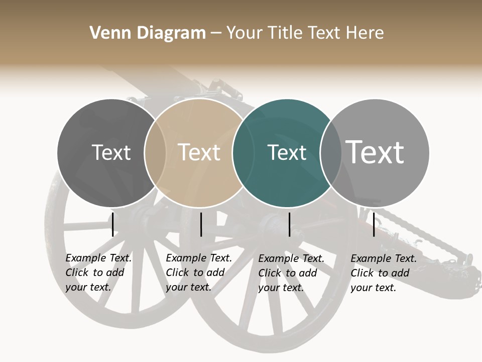 Gun Rusty Bronze PowerPoint Template