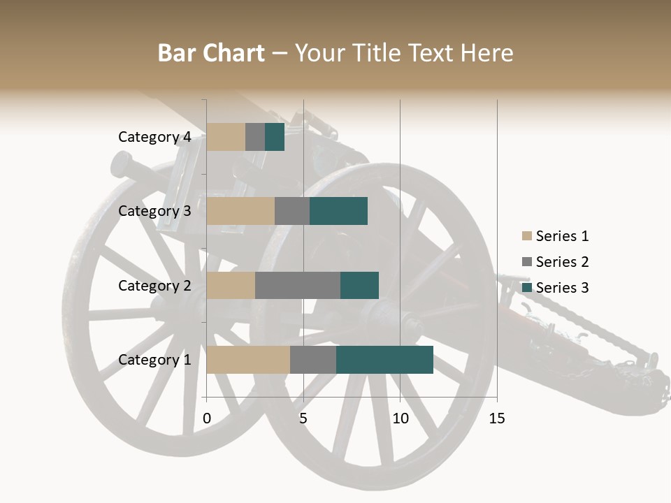 Gun Rusty Bronze PowerPoint Template