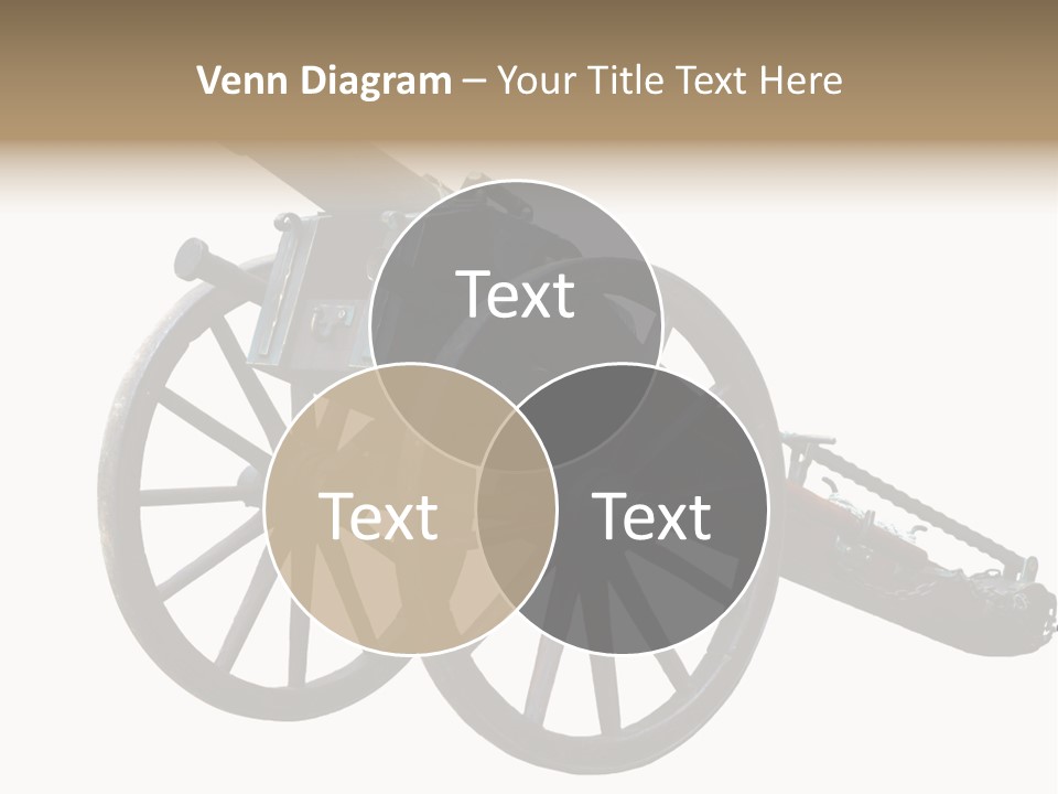 Gun Rusty Bronze PowerPoint Template