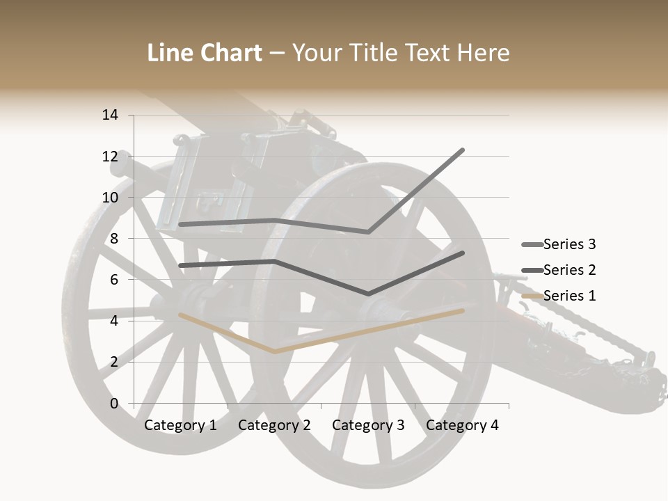 Gun Rusty Bronze PowerPoint Template