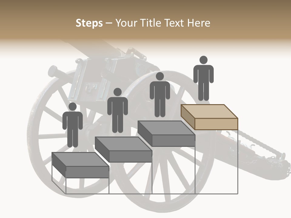 Gun Rusty Bronze PowerPoint Template