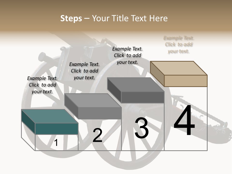 Gun Rusty Bronze PowerPoint Template