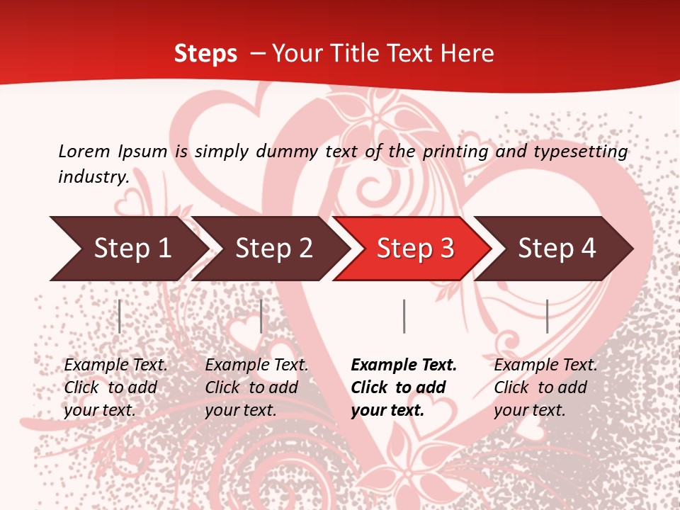 Celebration Valentine Greeting PowerPoint Template