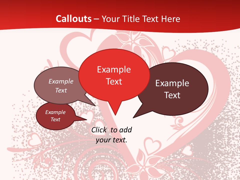 Celebration Valentine Greeting PowerPoint Template