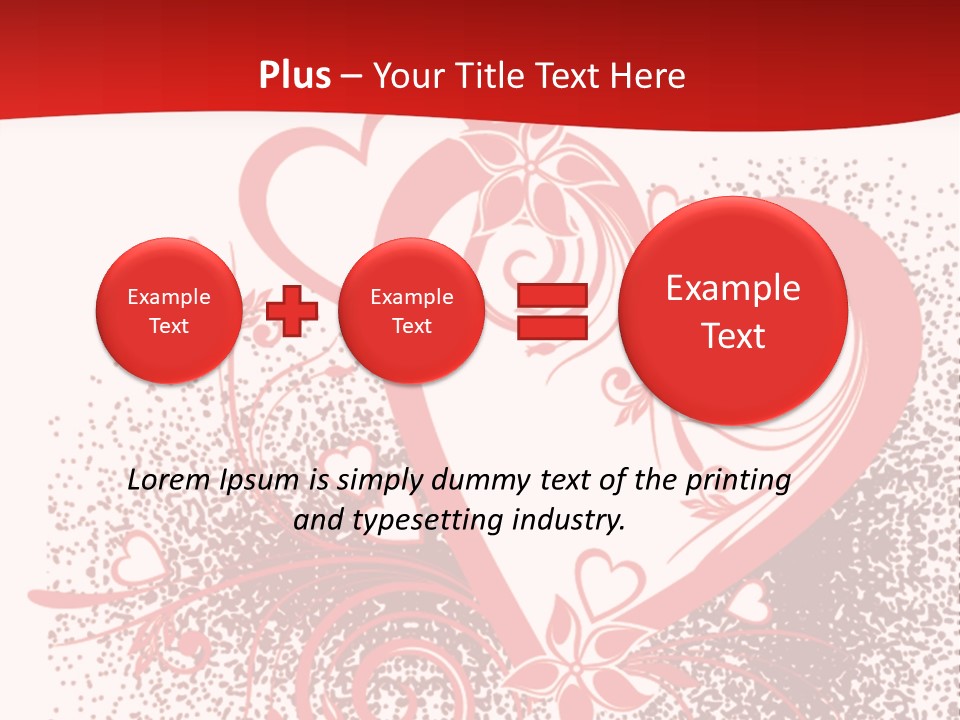 Celebration Valentine Greeting PowerPoint Template