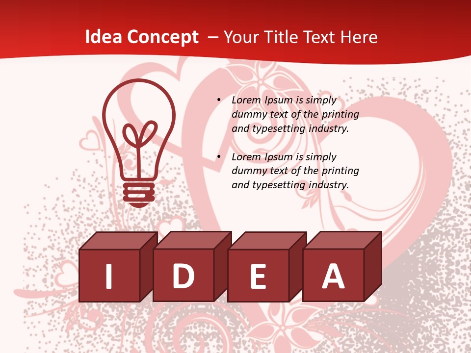 Celebration Valentine Greeting PowerPoint Template