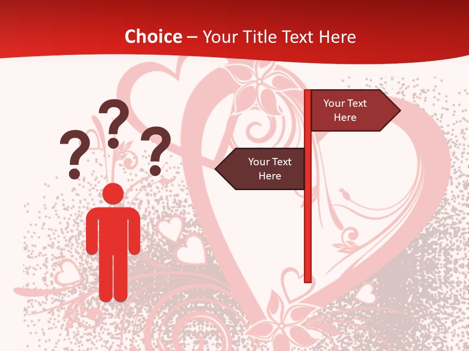 Celebration Valentine Greeting PowerPoint Template