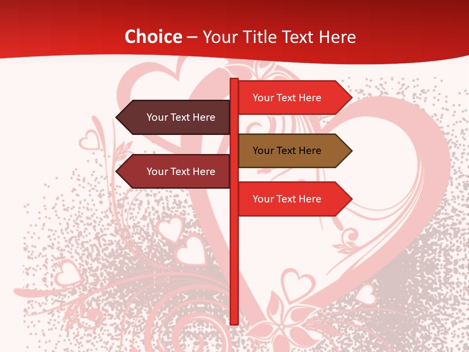 Celebration Valentine Greeting PowerPoint Template