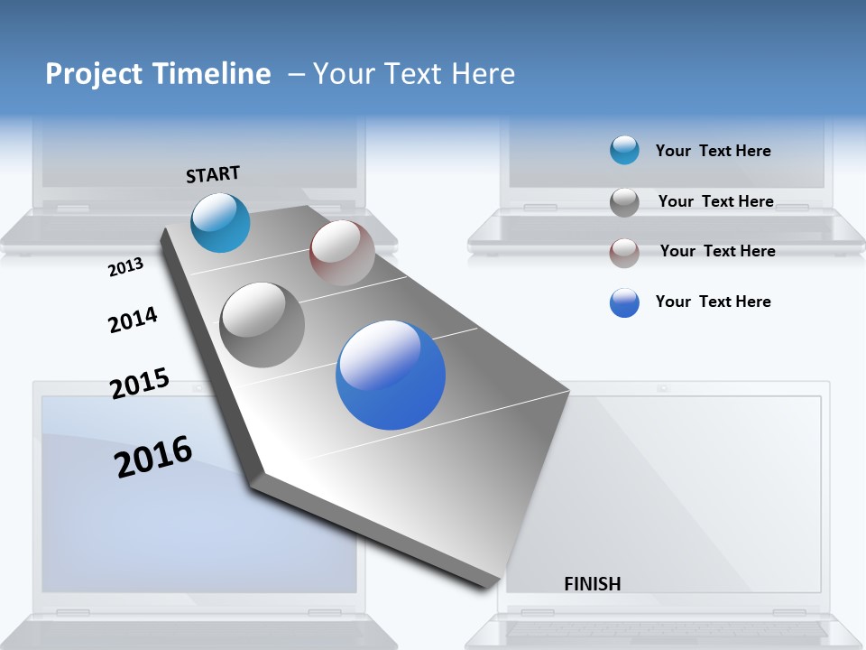 Camera Cart Icon PowerPoint Template