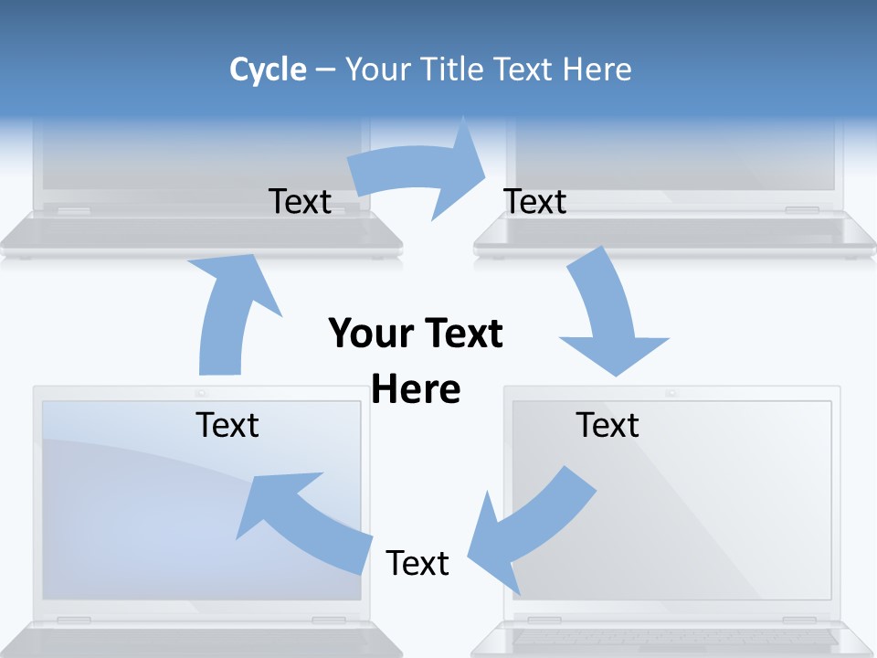 Camera Cart Icon PowerPoint Template