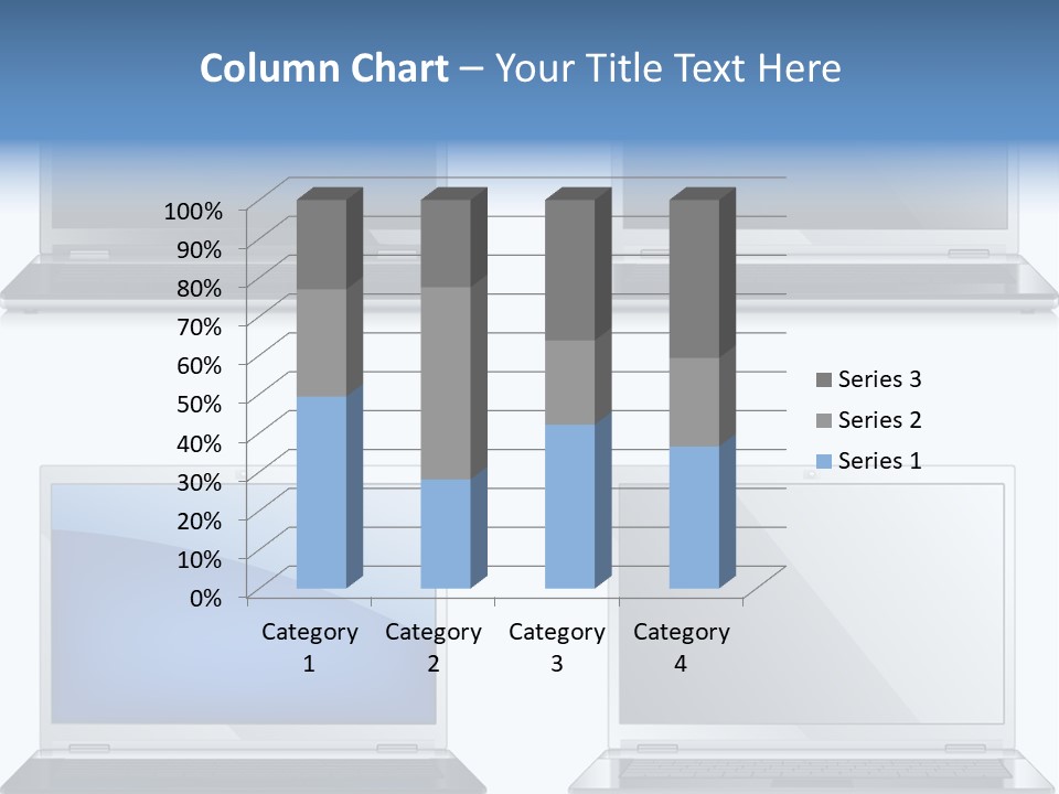 Camera Cart Icon PowerPoint Template