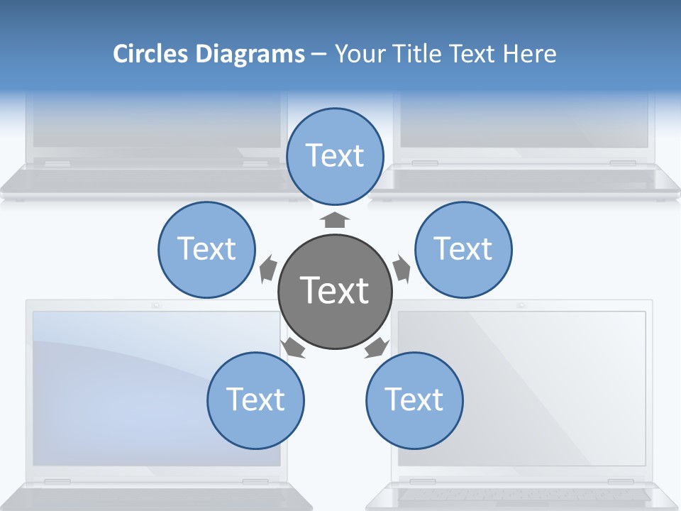 Camera Cart Icon PowerPoint Template