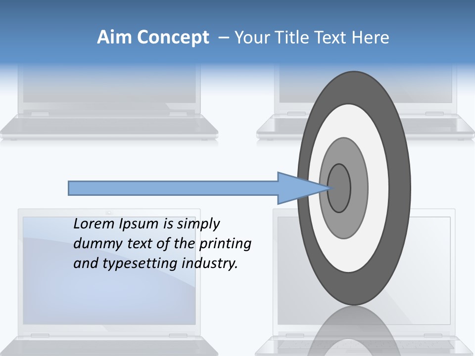 Camera Cart Icon PowerPoint Template