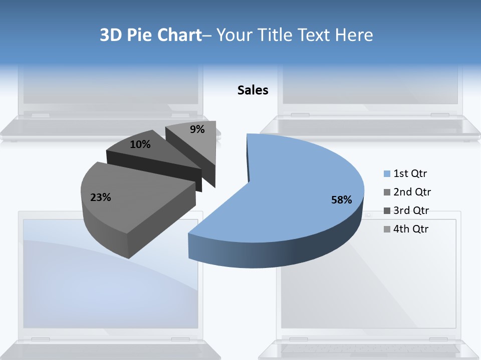 Camera Cart Icon PowerPoint Template