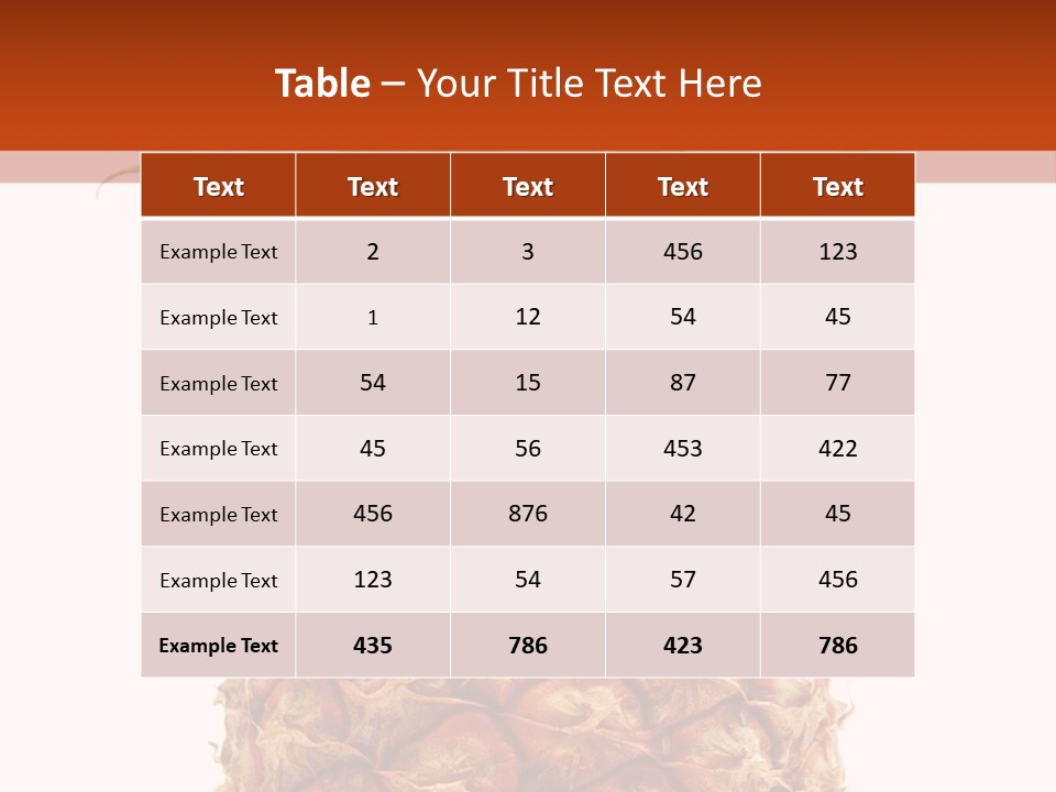 A Pineapple On A White And Orange Background PowerPoint Template